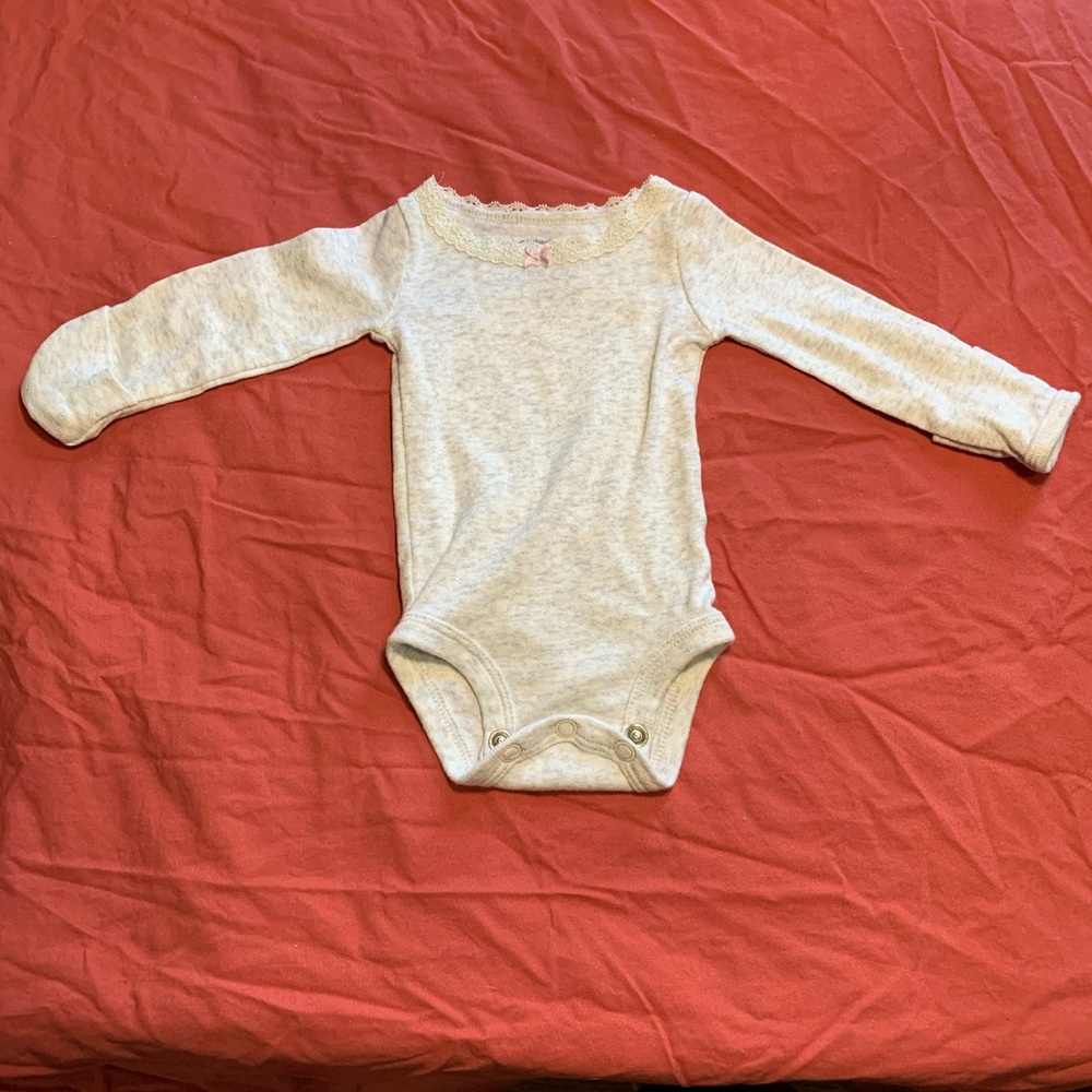 Carter’s newborn long sleeved onesie